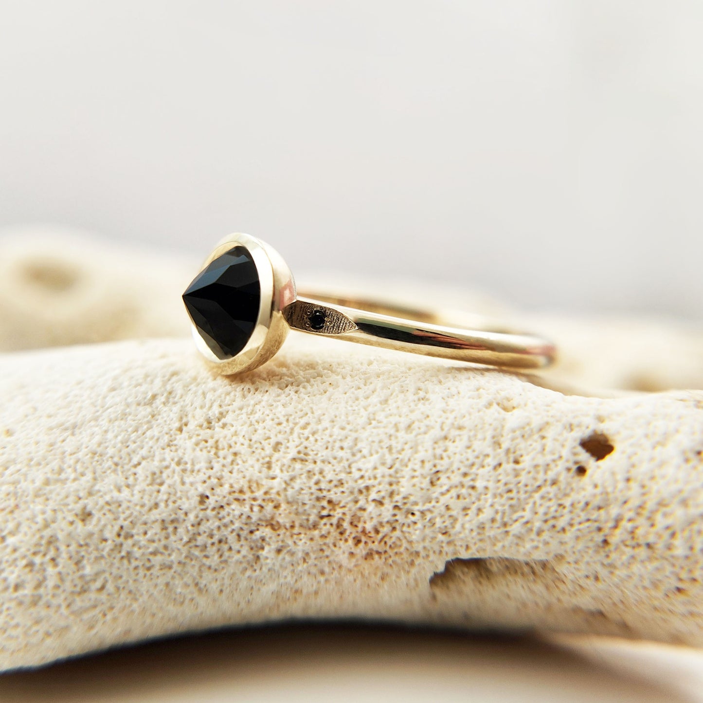 Upside-down Stone Ring