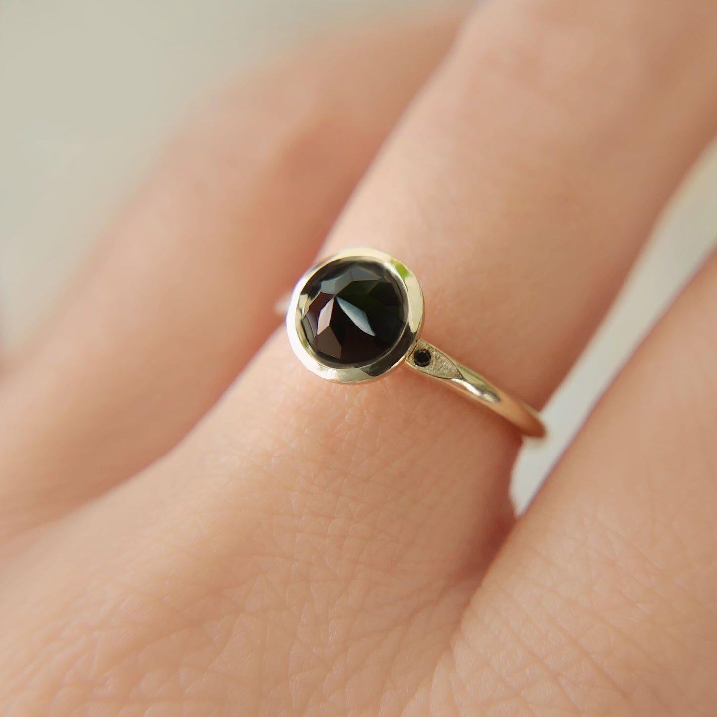 Upside-down Stone Ring