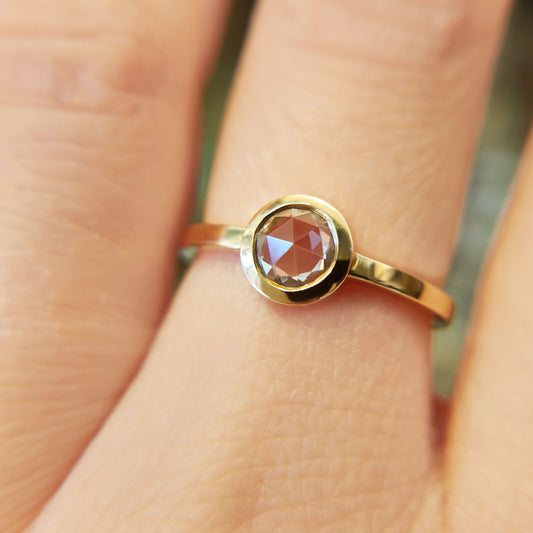 Minimal Engagement Rings