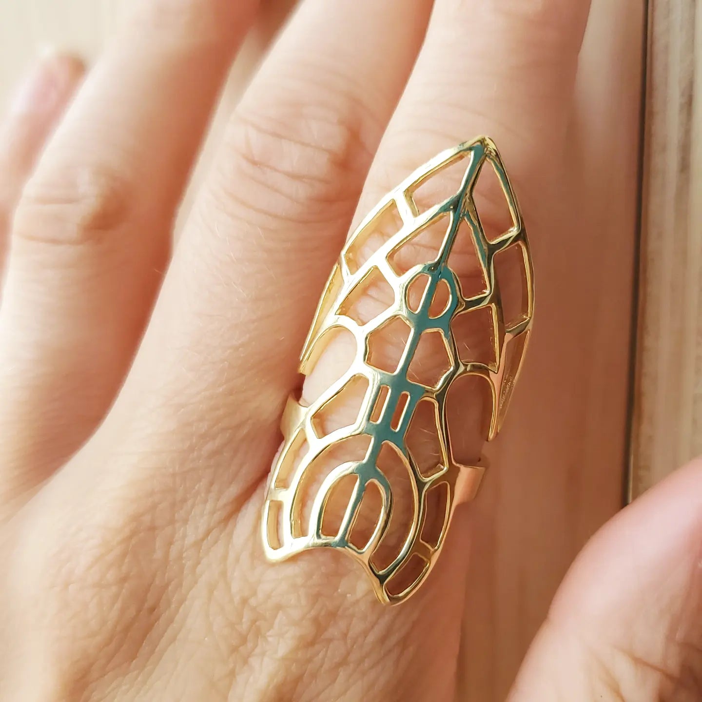 Full Finger Gold Ring