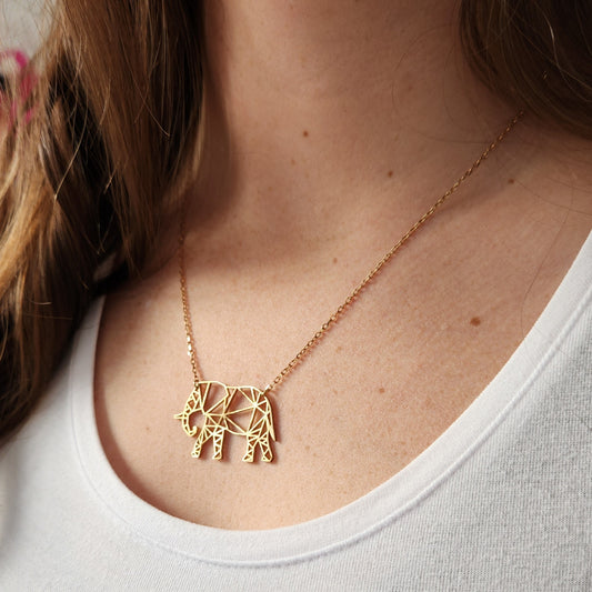 Geometric-Elephant-Necklace
