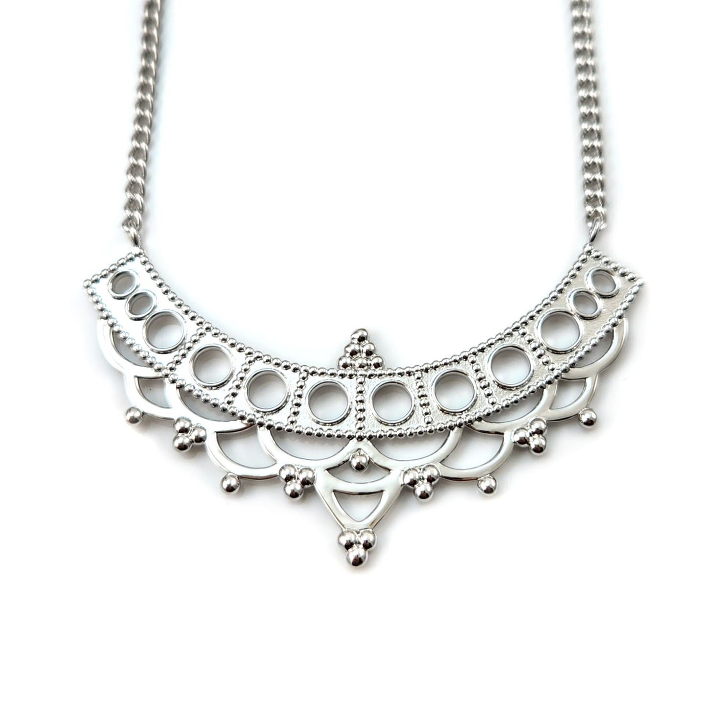 Silver Statement Necklace