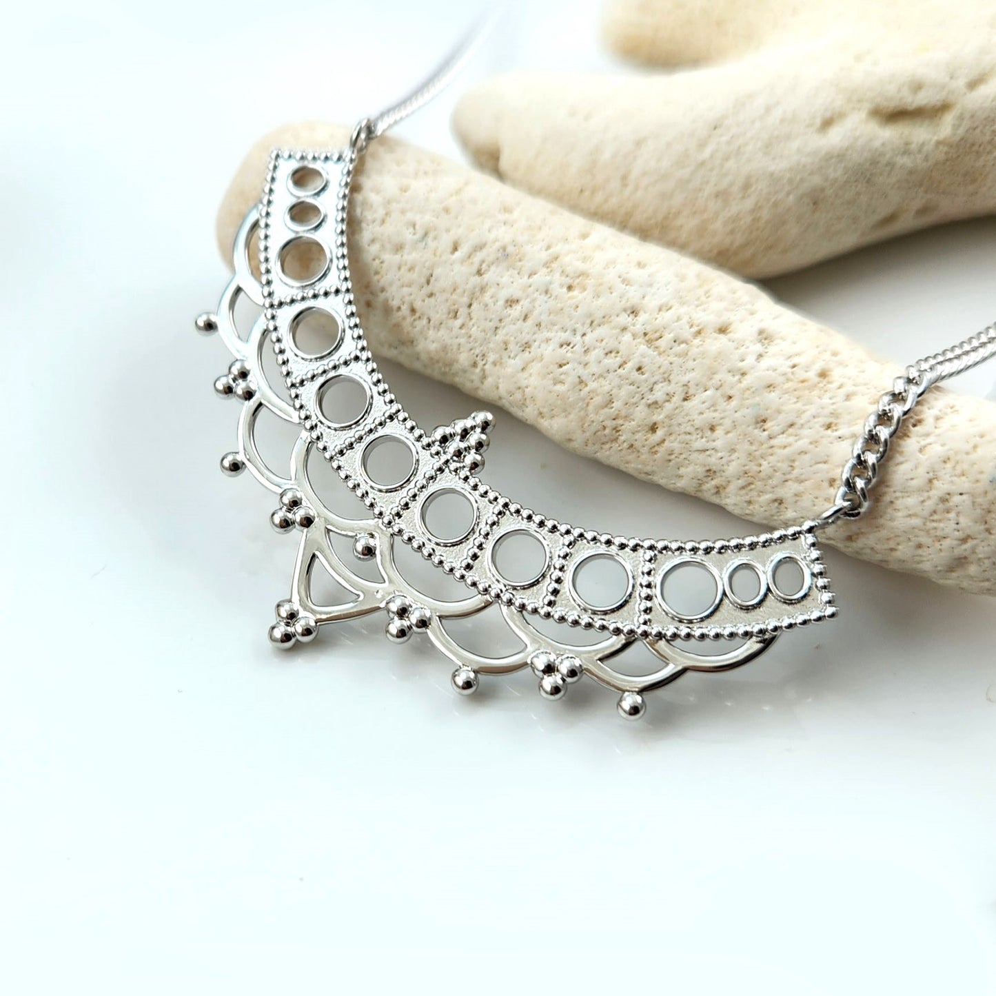 Silver Statement Necklace