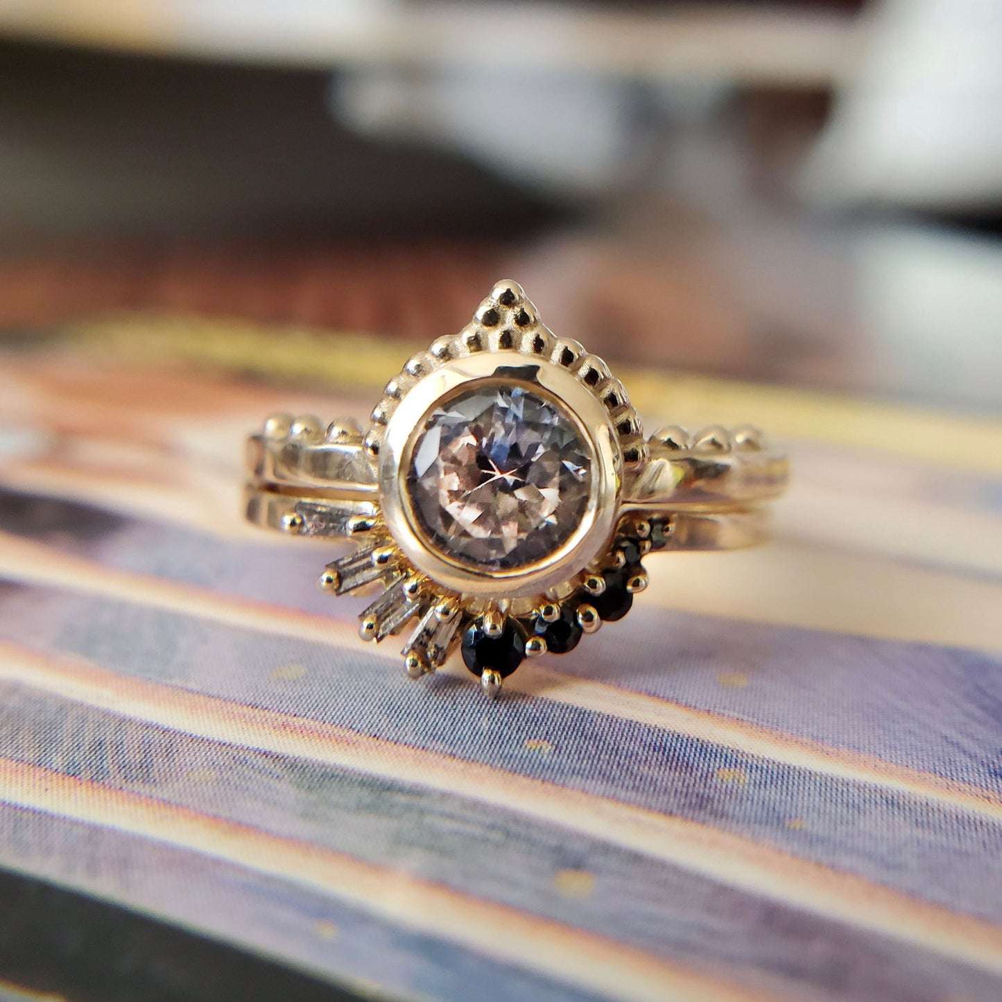 Lab Grown Sapphire Ring