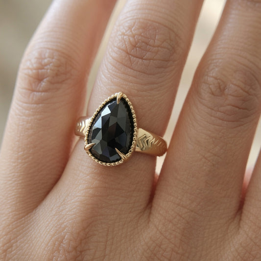 Spinel Engagement Ring