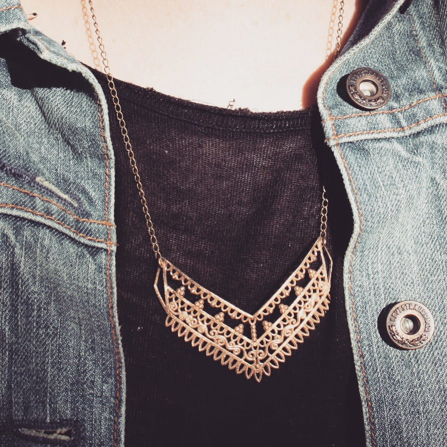 Floral Statement Necklace