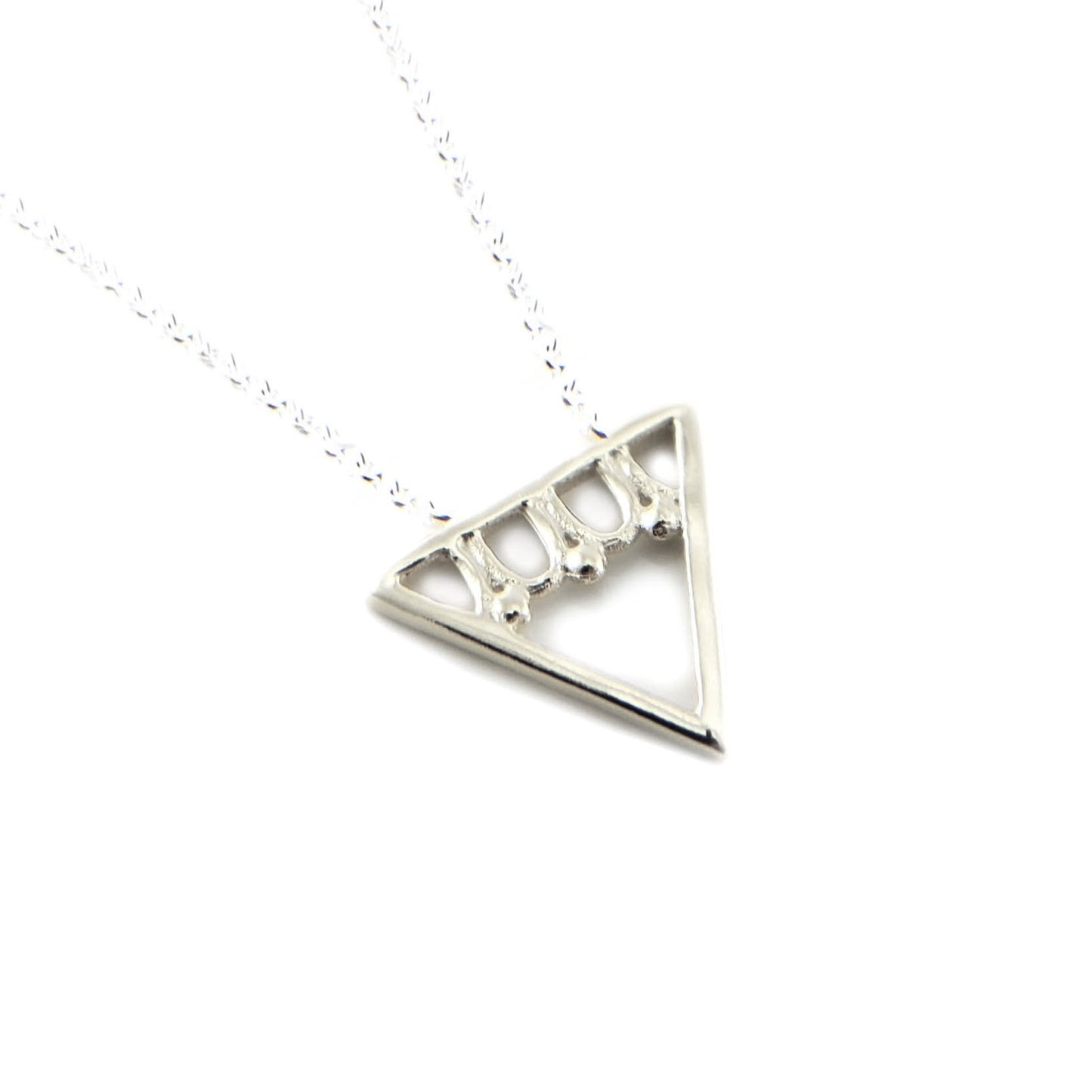 Gold Triangle Necklace