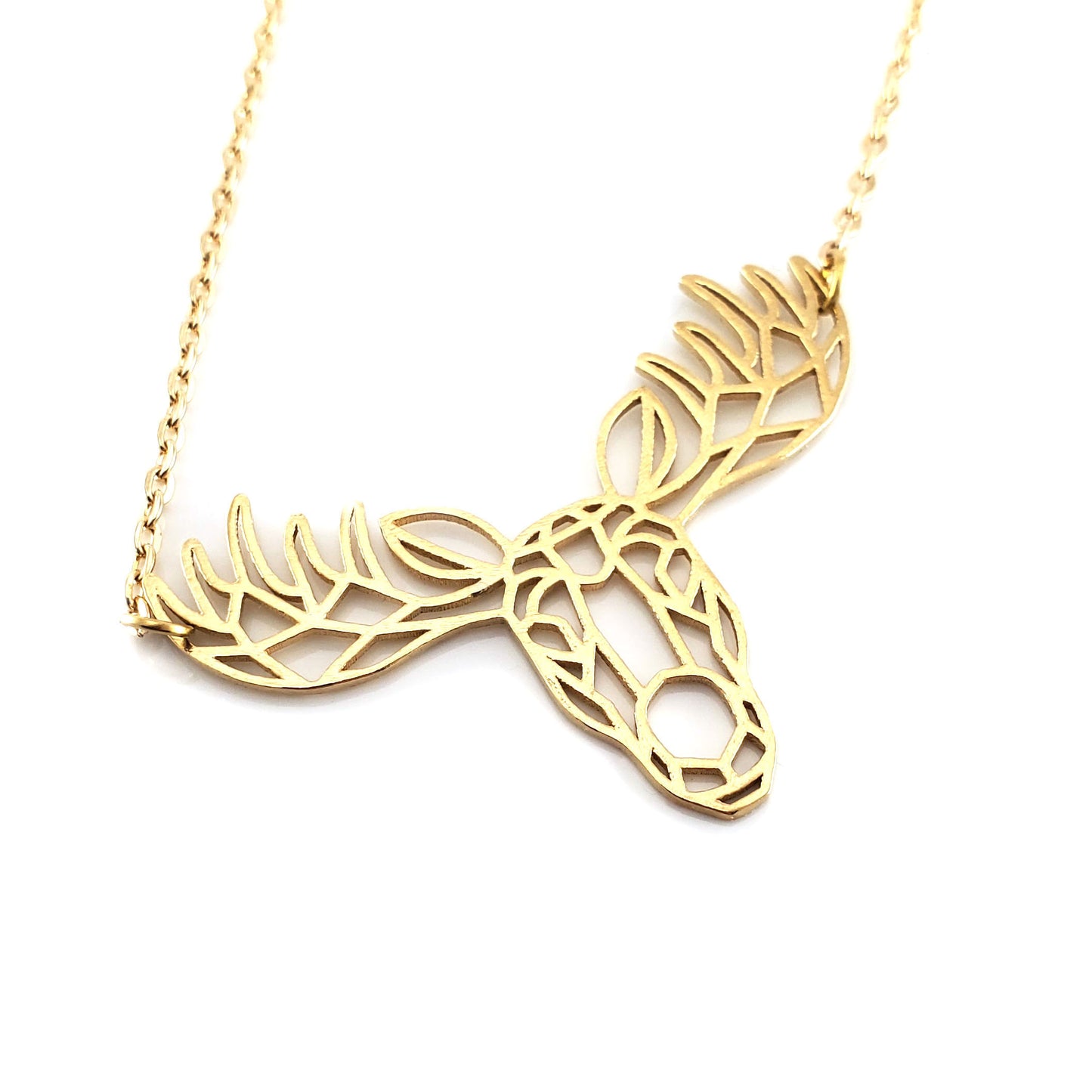 Geometric Moosehead Necklace