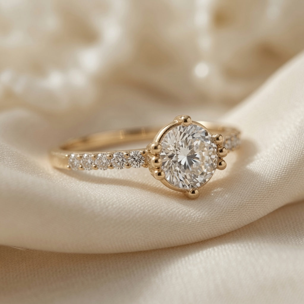 Lab Created Diamond Ring