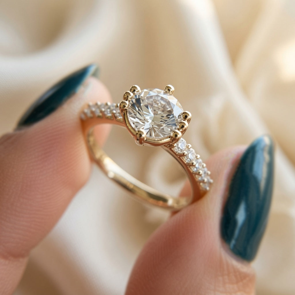 Lab Created Diamond Ring