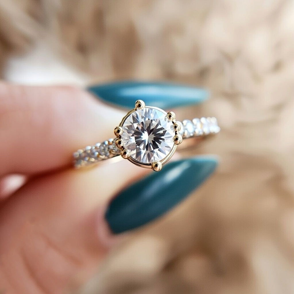 Lab Created Diamond Ring