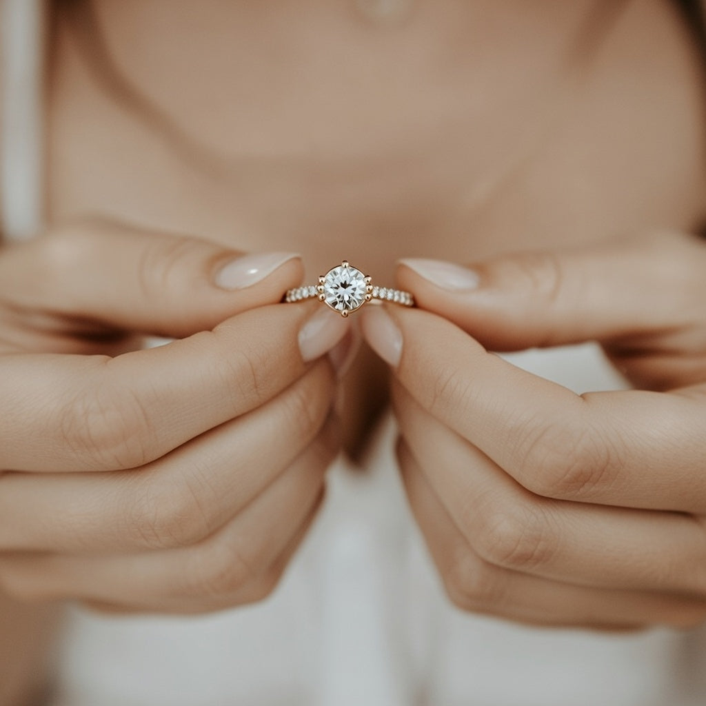 Lab Created Diamond Ring