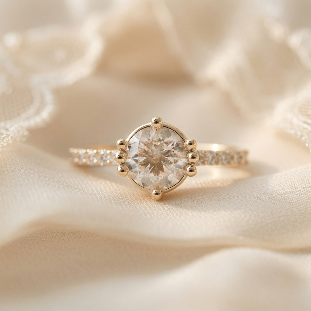 Lab Created Diamond Ring