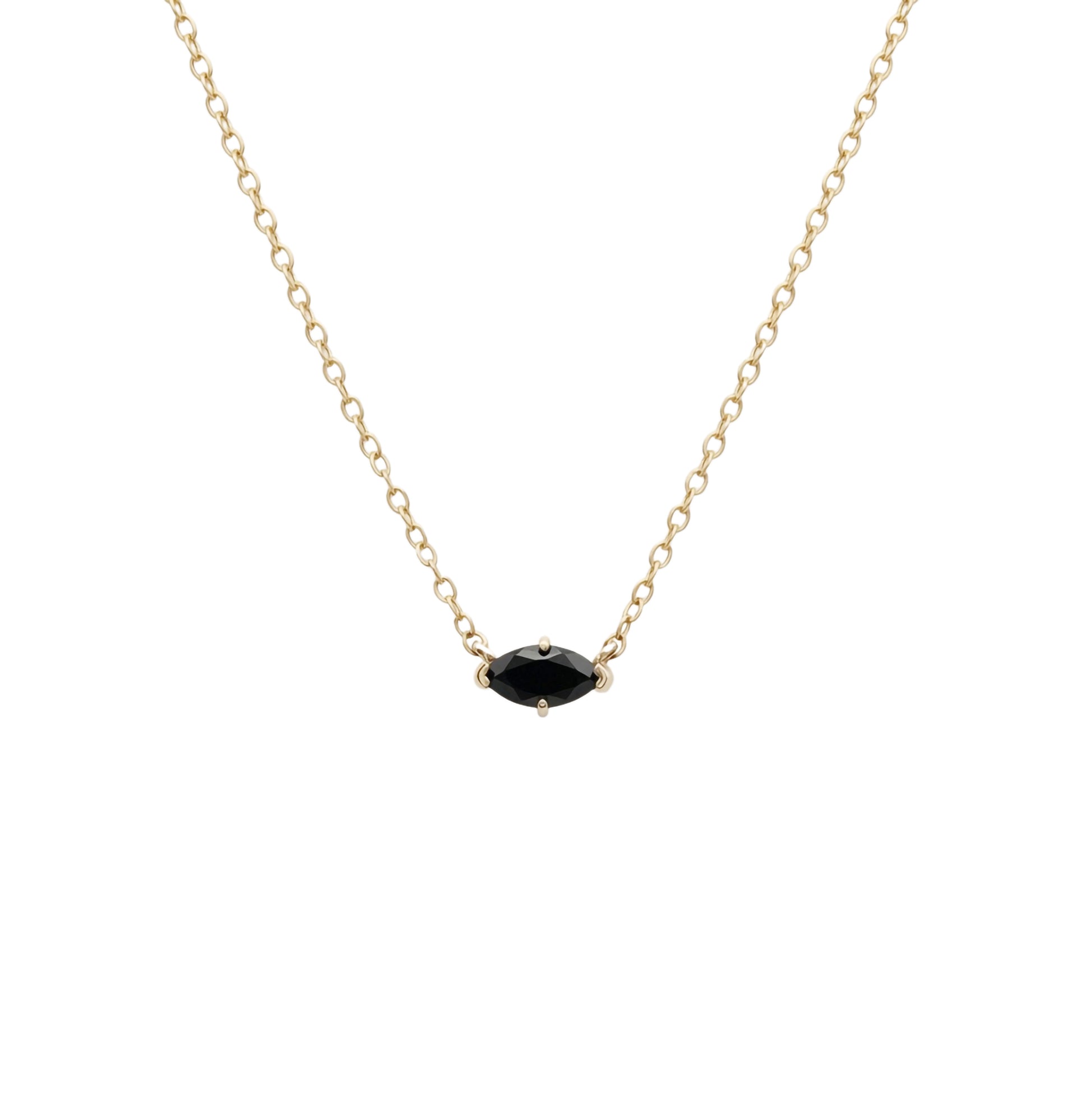 Dainty Marquise Spinel Necklace