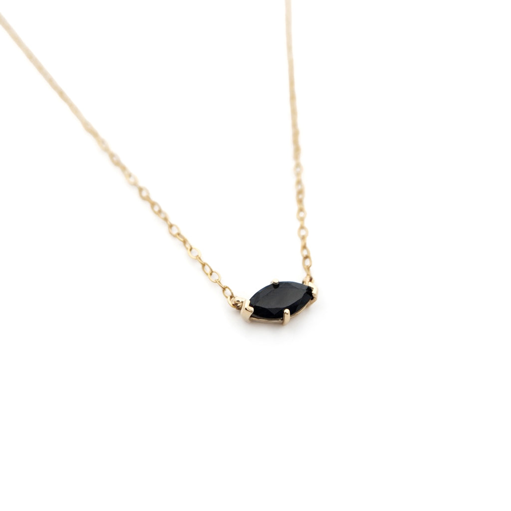 Dainty Marquise Spinel Necklace