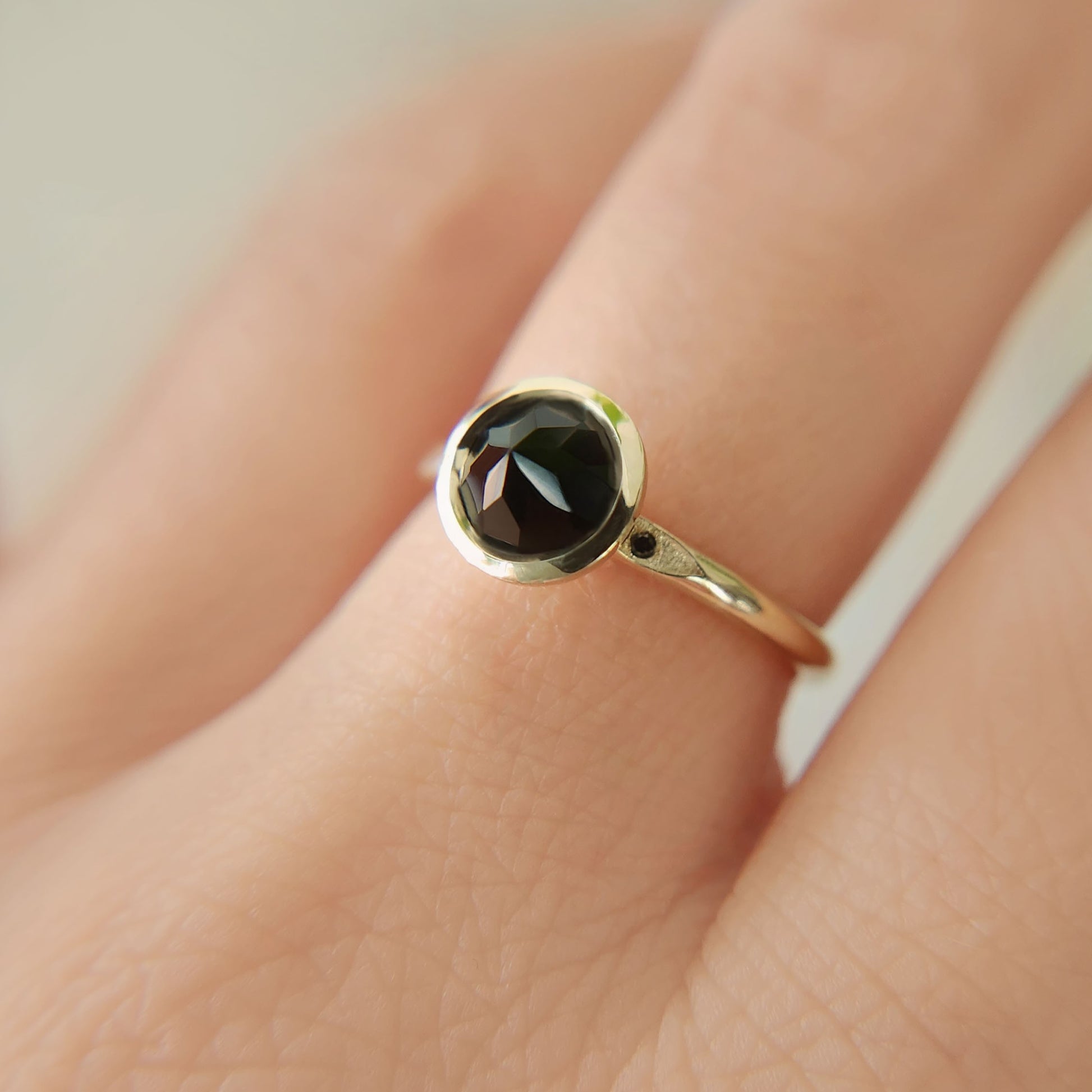 Upside-down Stone Ring