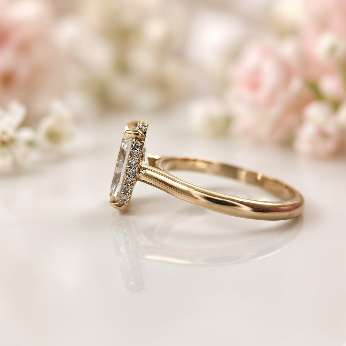 Radiant Lab-Diamond with Hidden Halo