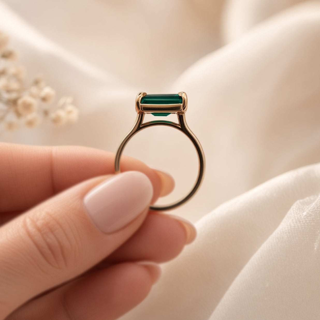 classic-horizontal-emerald-engagement-ring-toronto