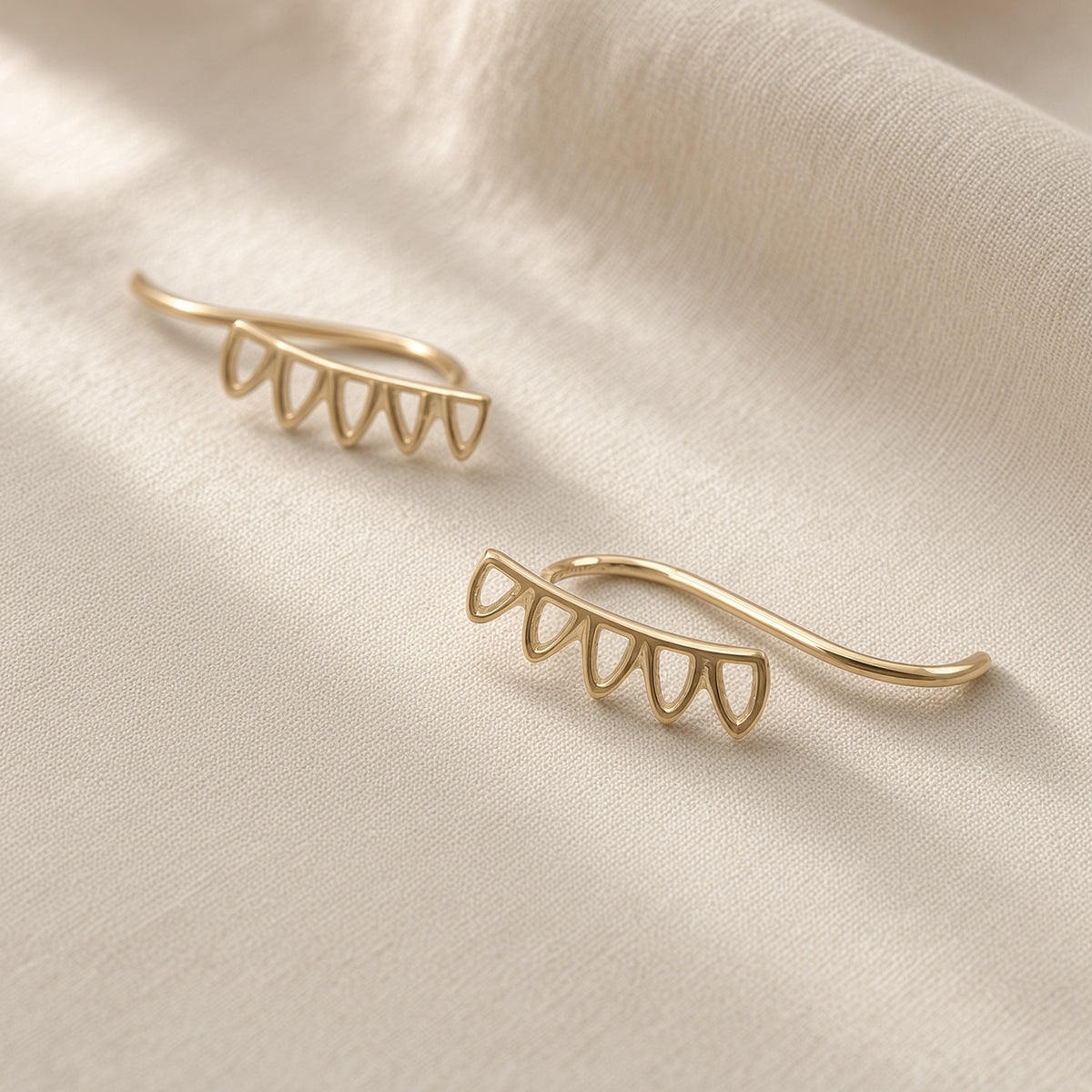 Floral Climber Earrings