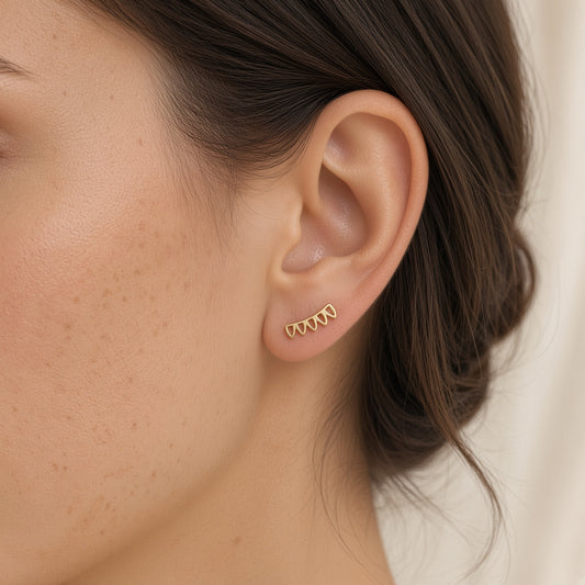 Floral Climber Earrings