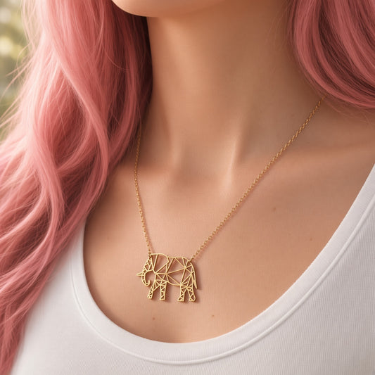 Geometric-Elephant-Necklace