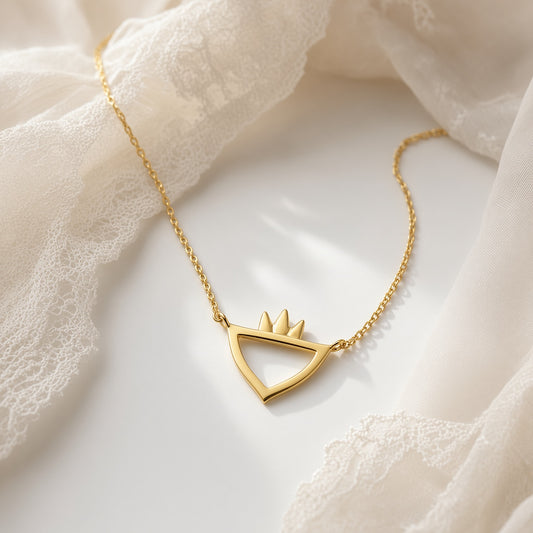 Ogee Geometric Necklace