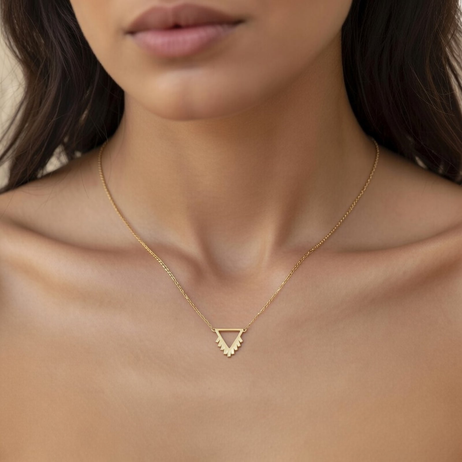 Gold Tassel Necklace