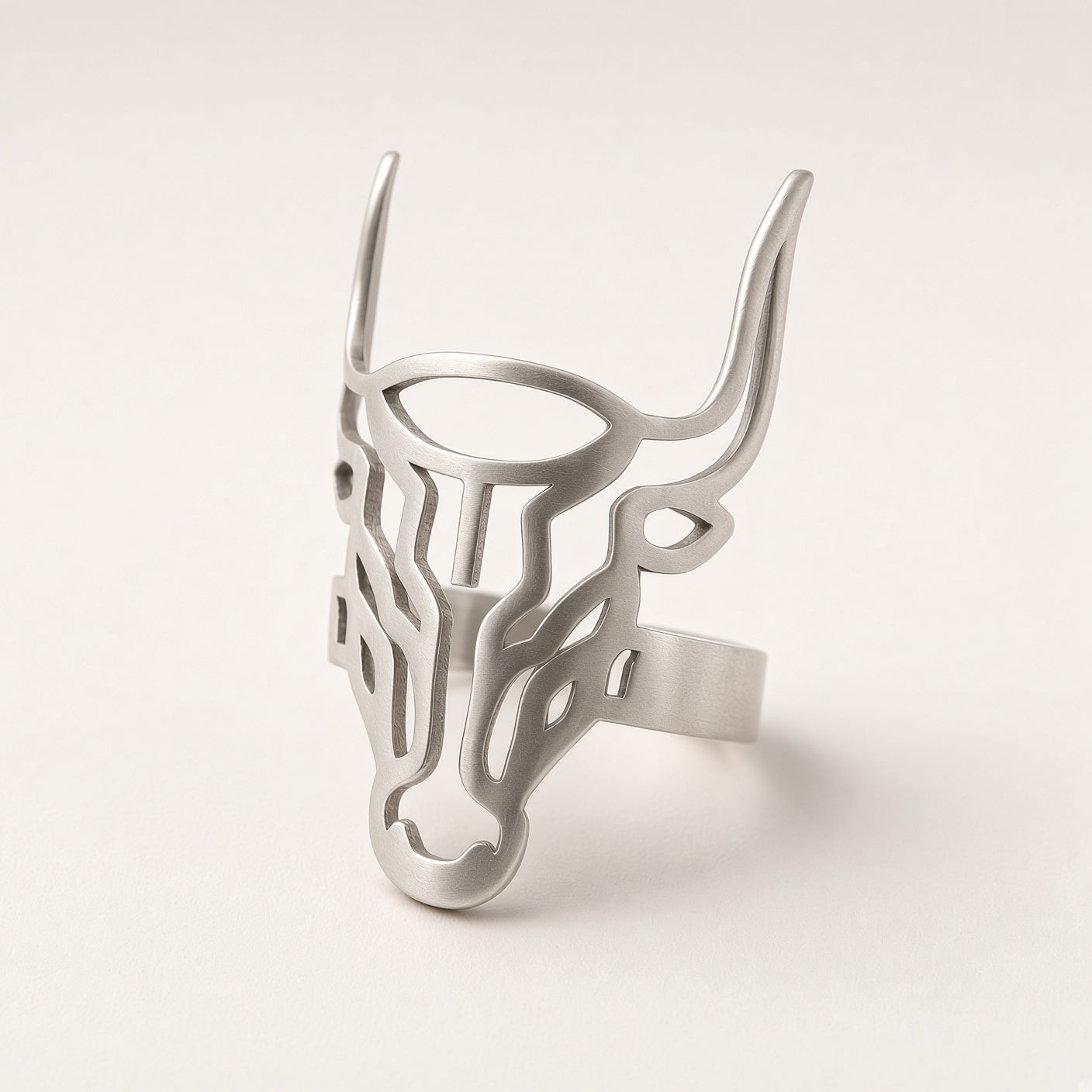 Taurus Bull Head Ring