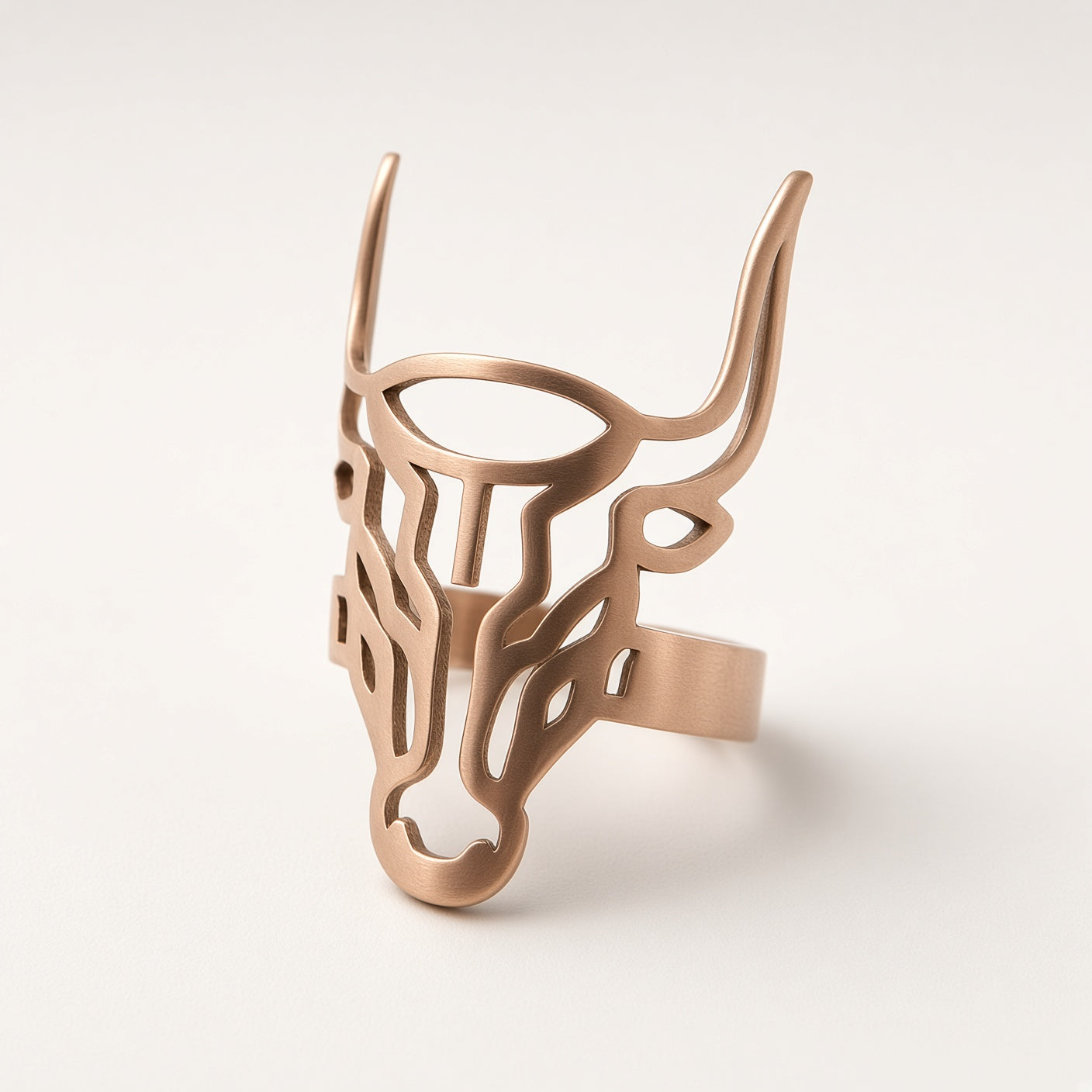 Taurus Bull Head Ring