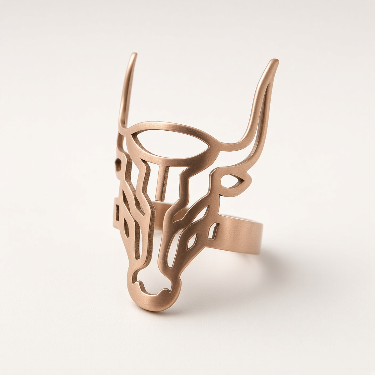 Taurus Bull Head Ring