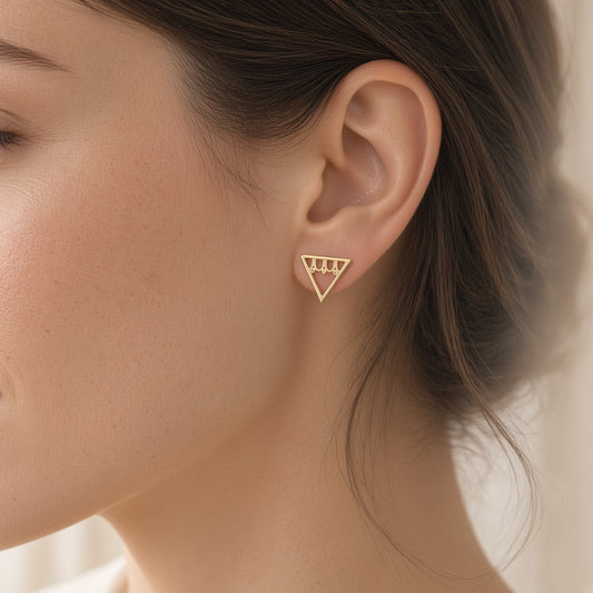 Triangle Eternal Youth Studs