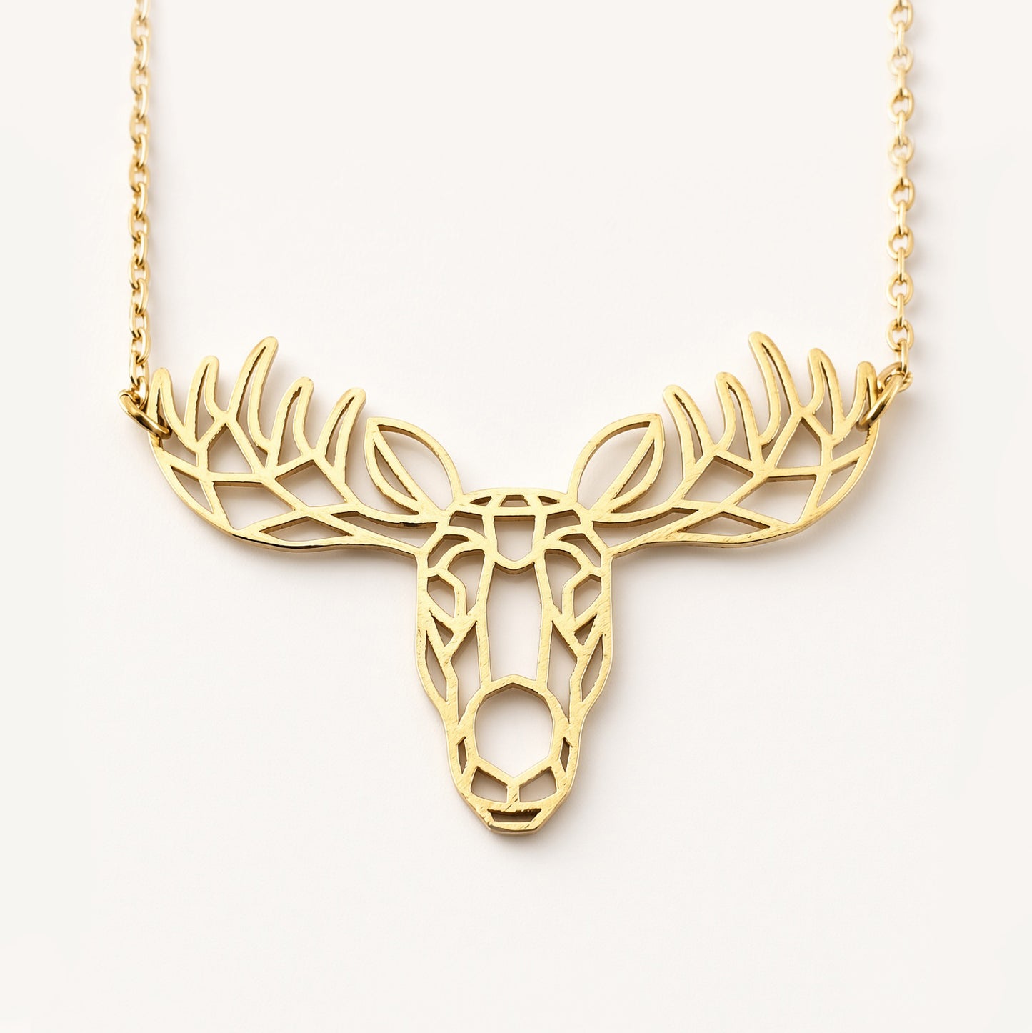 Geometric Moosehead Necklace