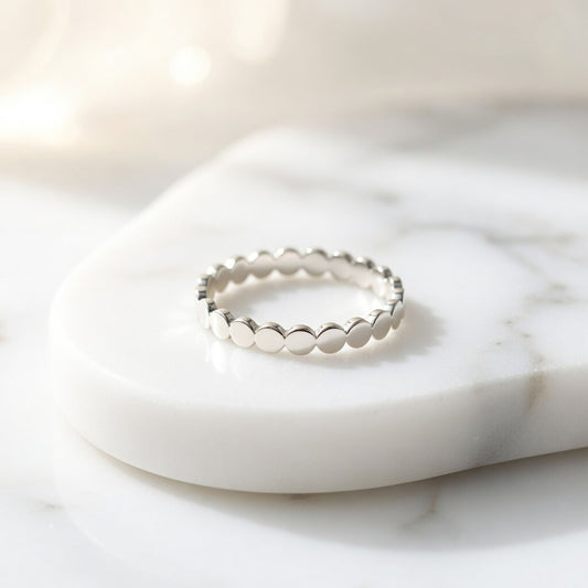 Beaded Stacking Ring