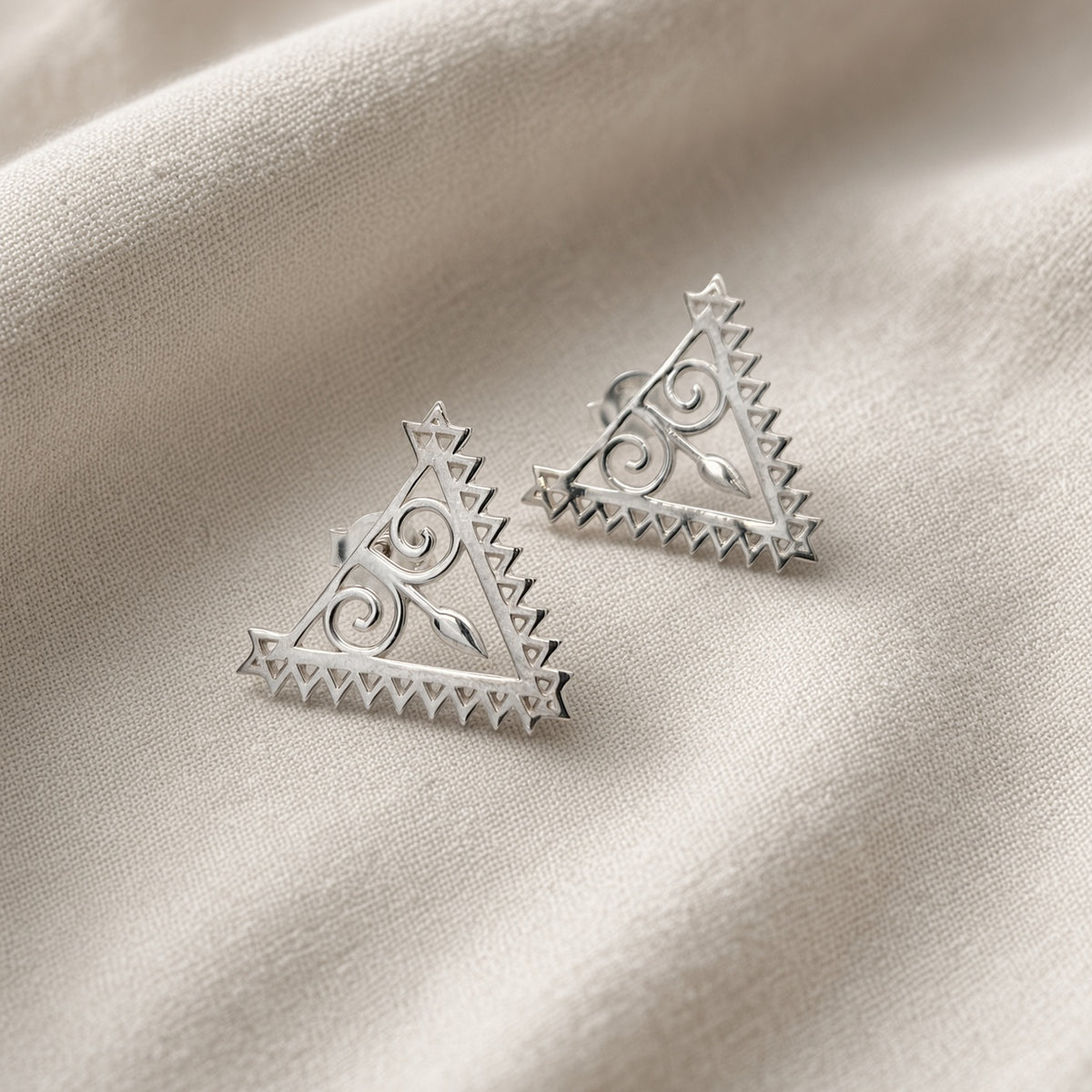 Silver Arrow Earrings