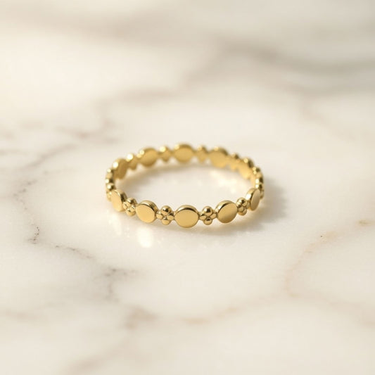 Carme Bead Stacking Ring