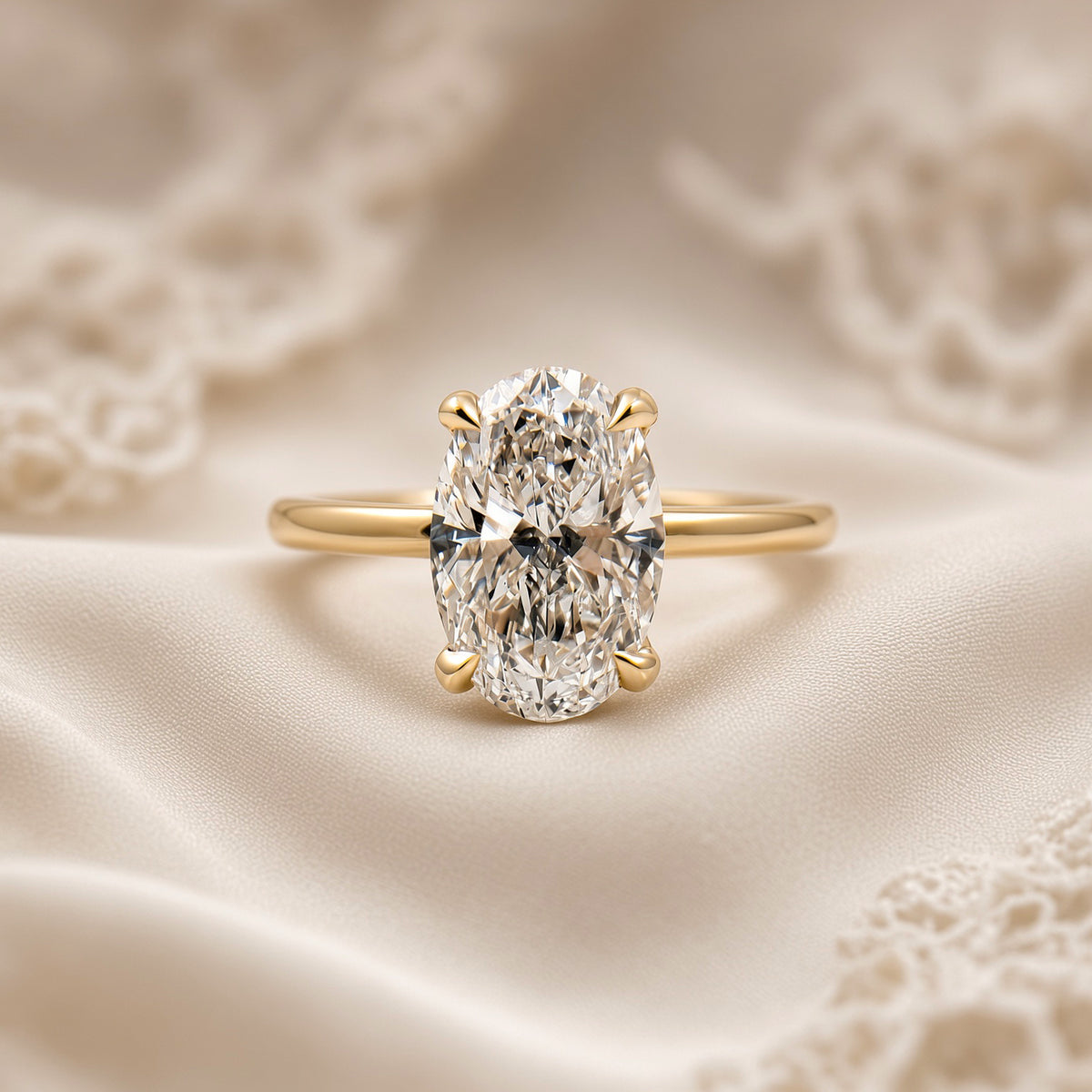 Classic 2ct Oval Lab-Diamond Solitaire