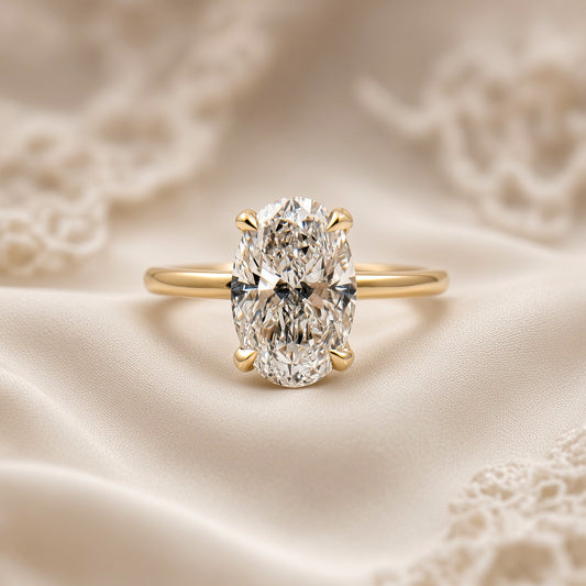Classic 2ct Oval Lab-Diamond Solitaire