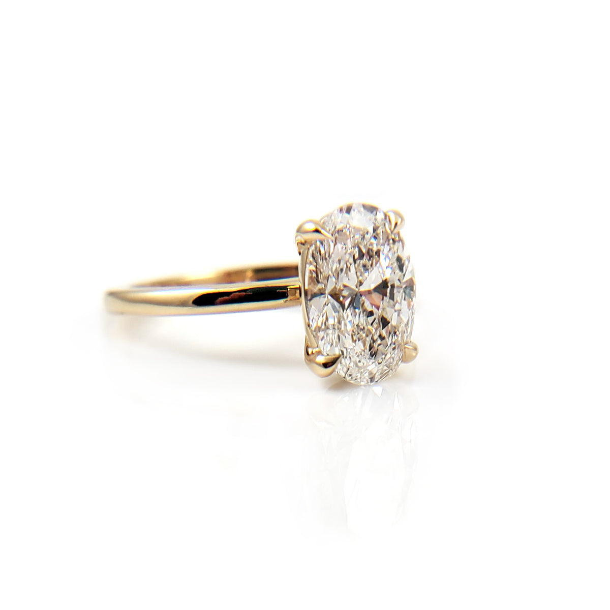 Classic 2ct Oval Lab-Diamond Solitaire