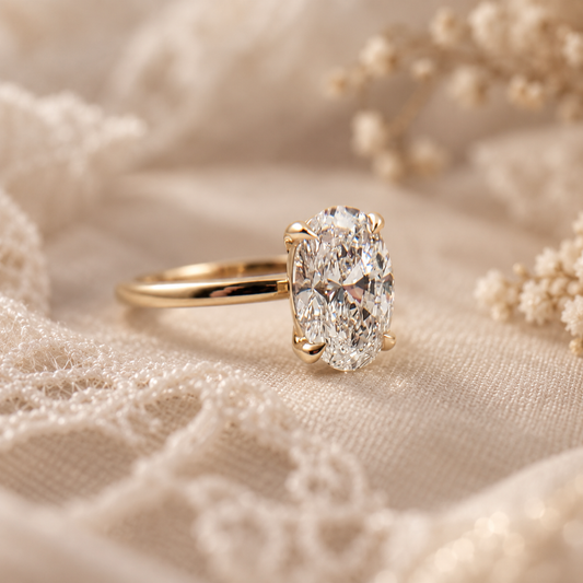 Classic 2ct Oval Lab-Diamond Solitaire