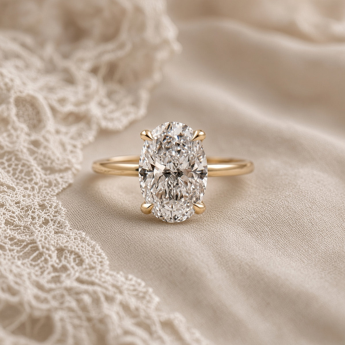 Classic 2ct Oval Lab-Diamond Solitaire