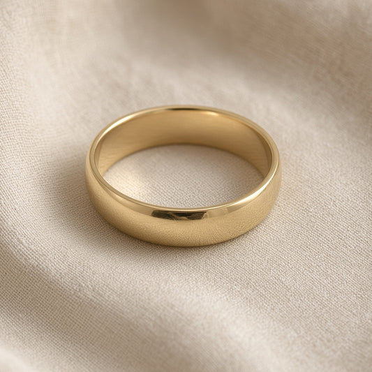 Men's Classic Half Round Wedding Band