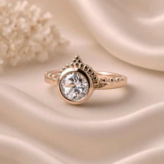 Lab Grown Sapphire Ring