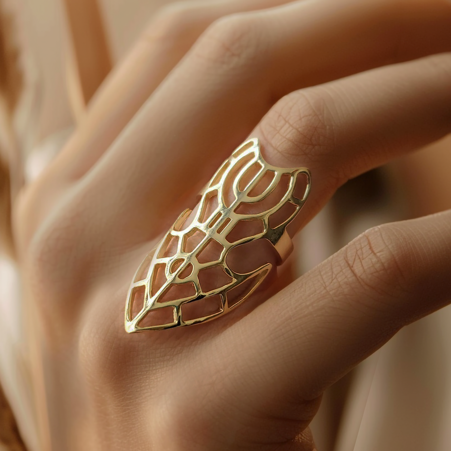 Full Finger Gold Ring