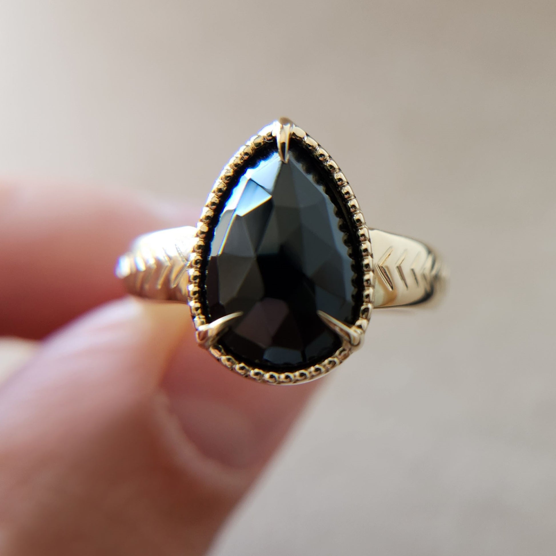 Spinel Engagement Ring