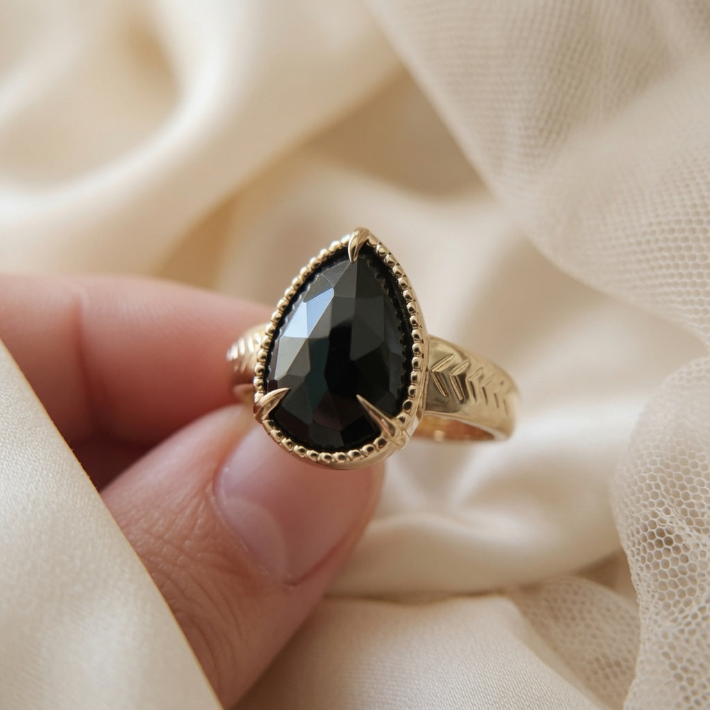 Spinel Engagement Ring
