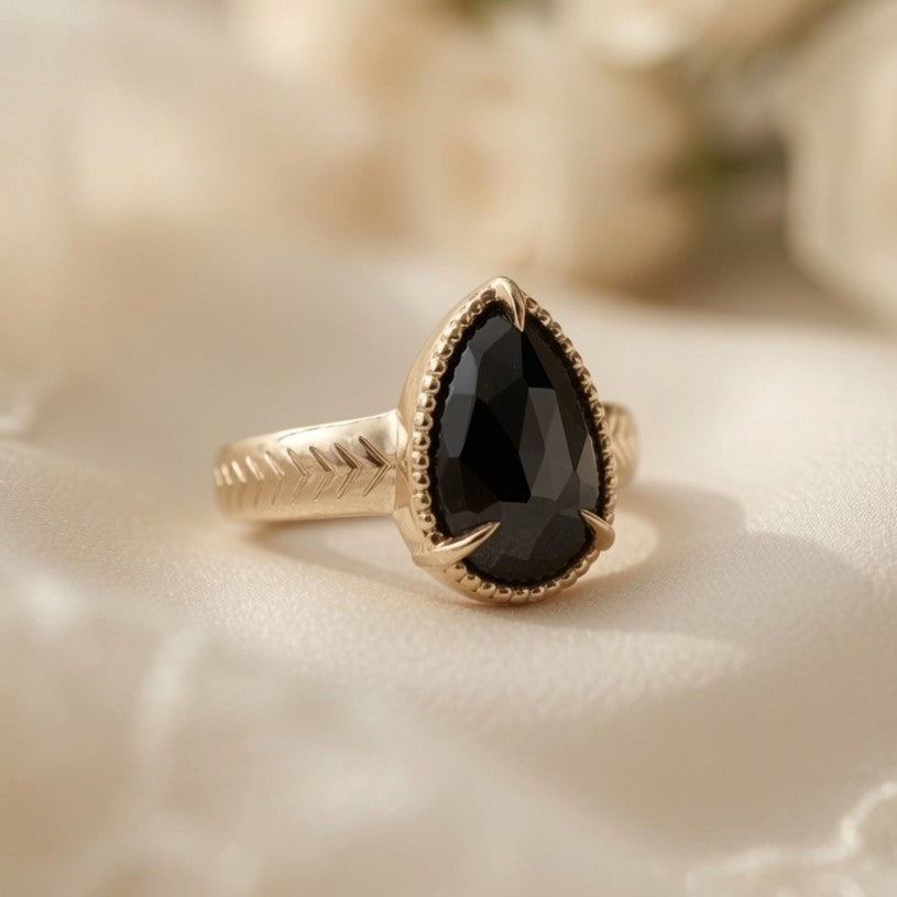Spinel Engagement Ring