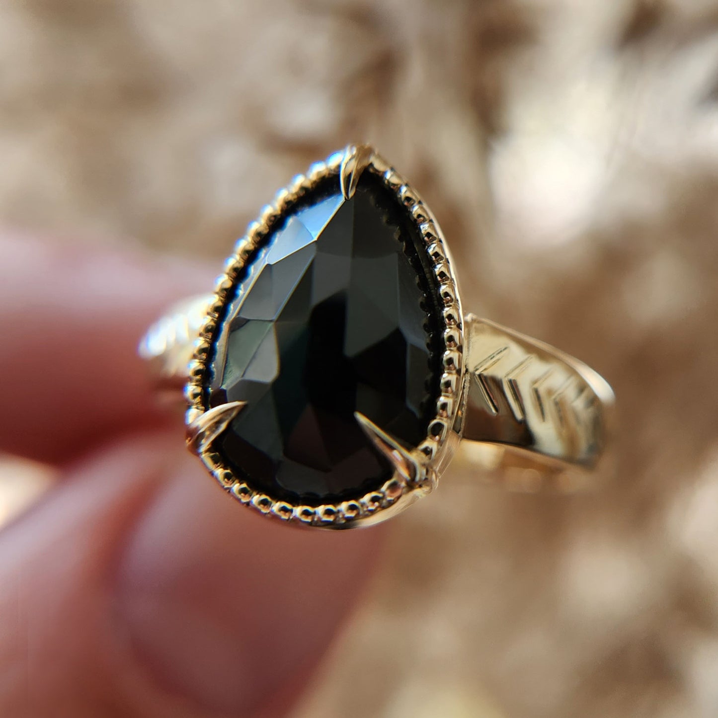 Spinel Engagement Ring