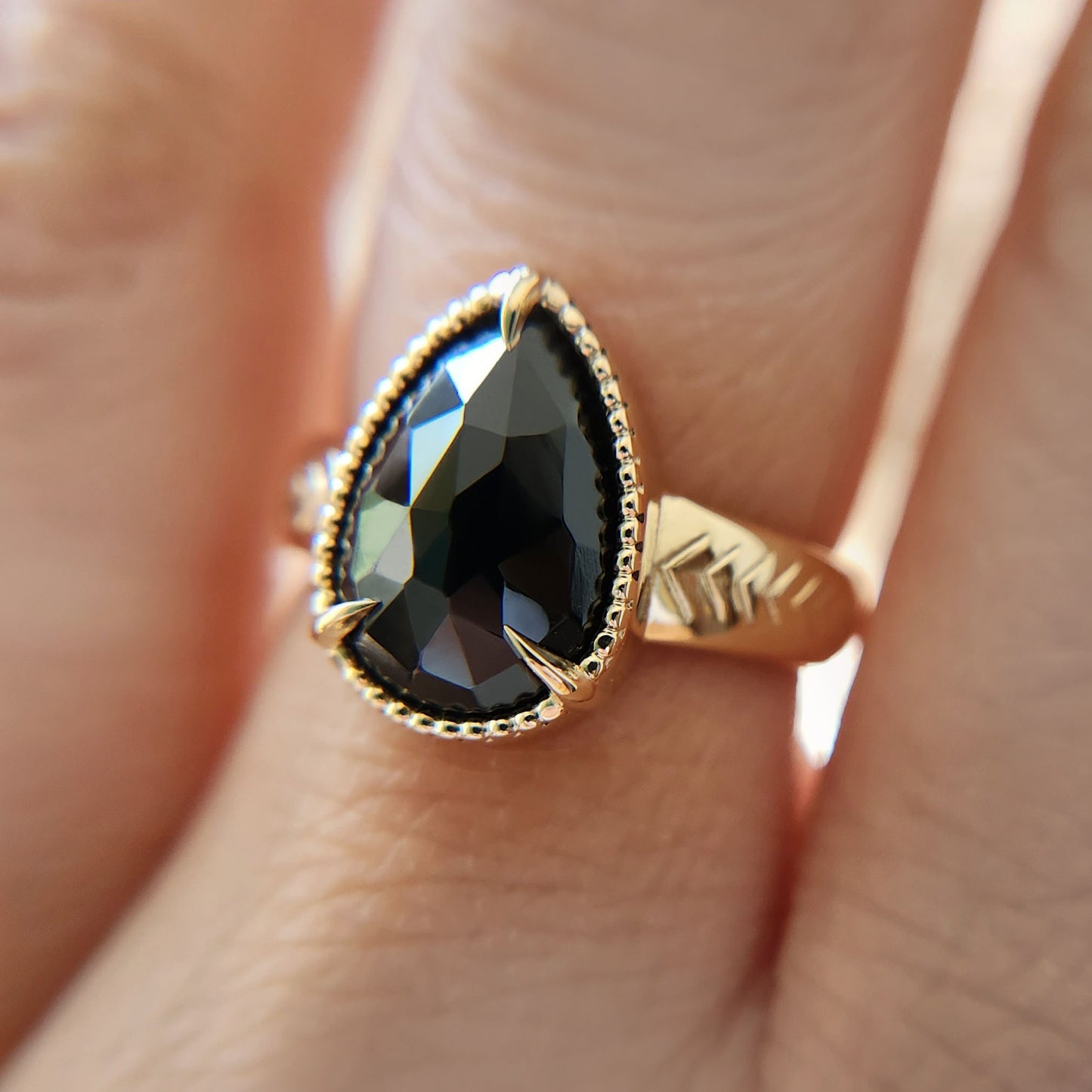 Spinel Engagement Ring