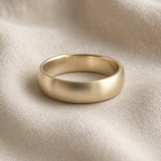 Men's Satin Texture Wedding Band