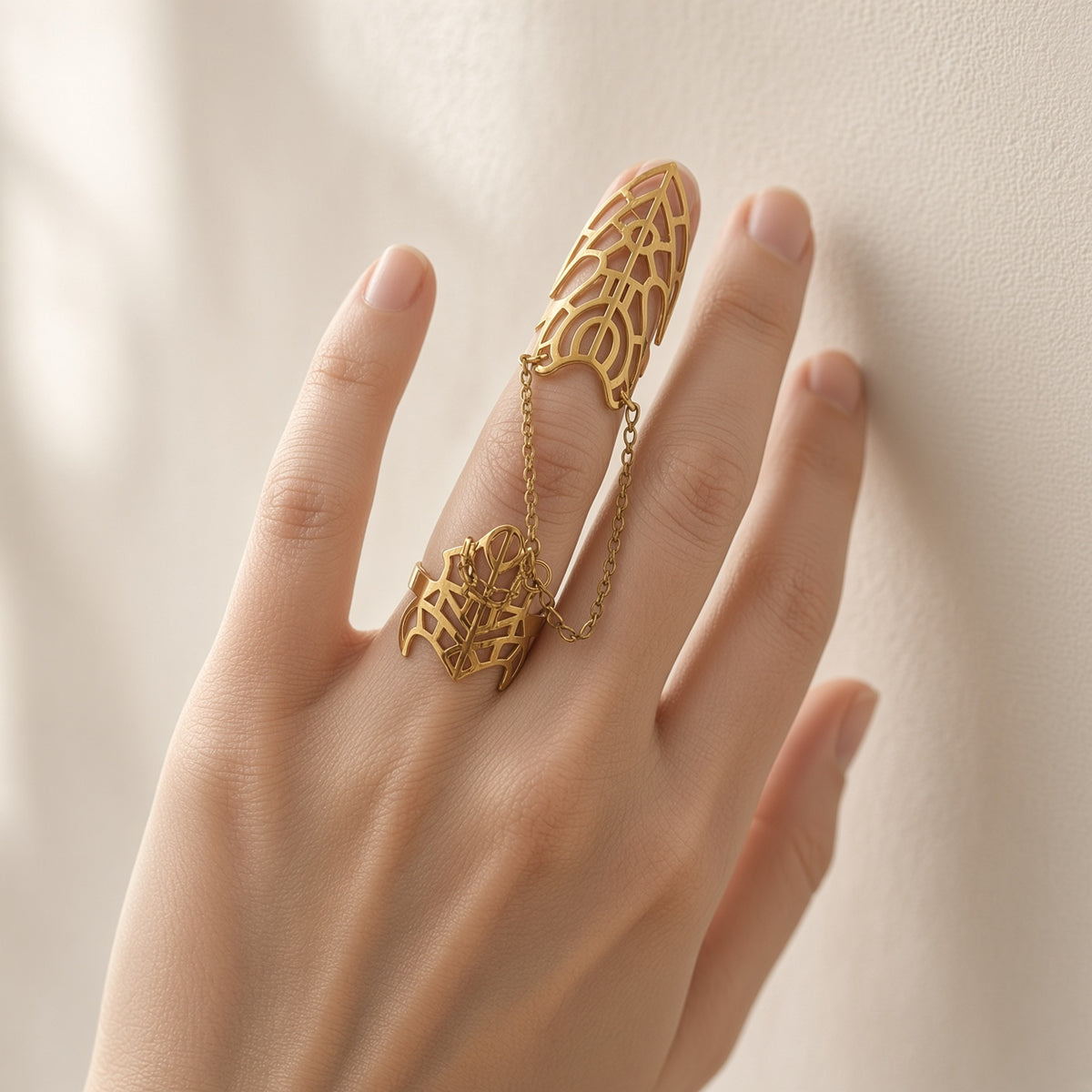 full-finger-chain-linked-armor-ring